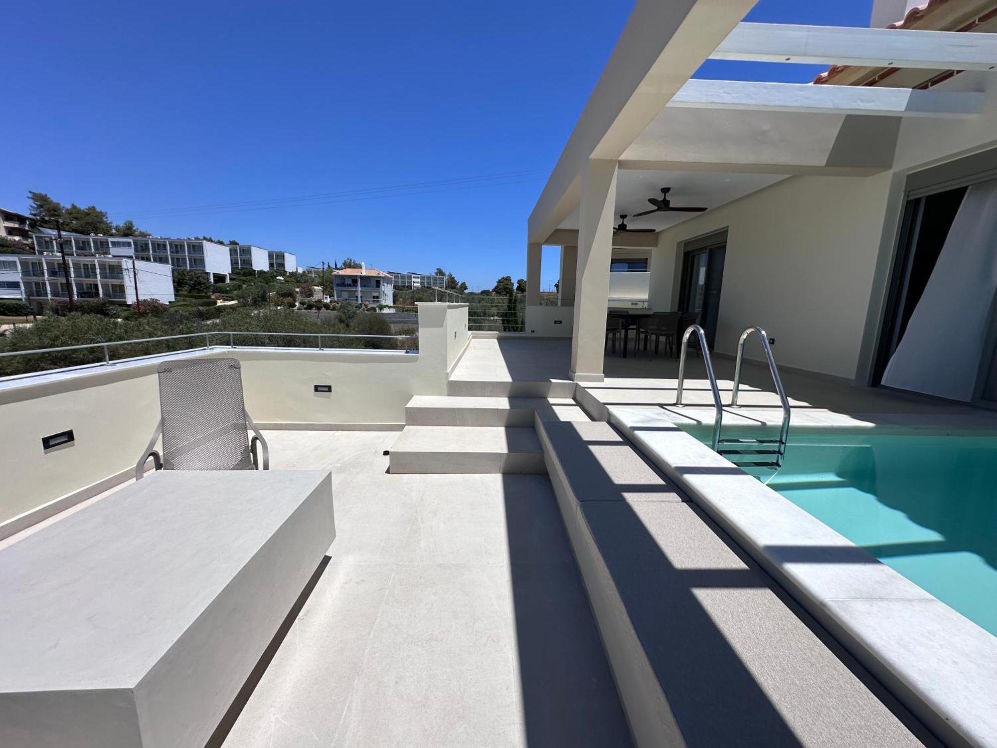 Luxury Houses With Private Pools In Porto Heli By Goutos Properties Ngoại thất bức ảnh